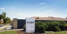 Arcare aged care burnside exterior sign